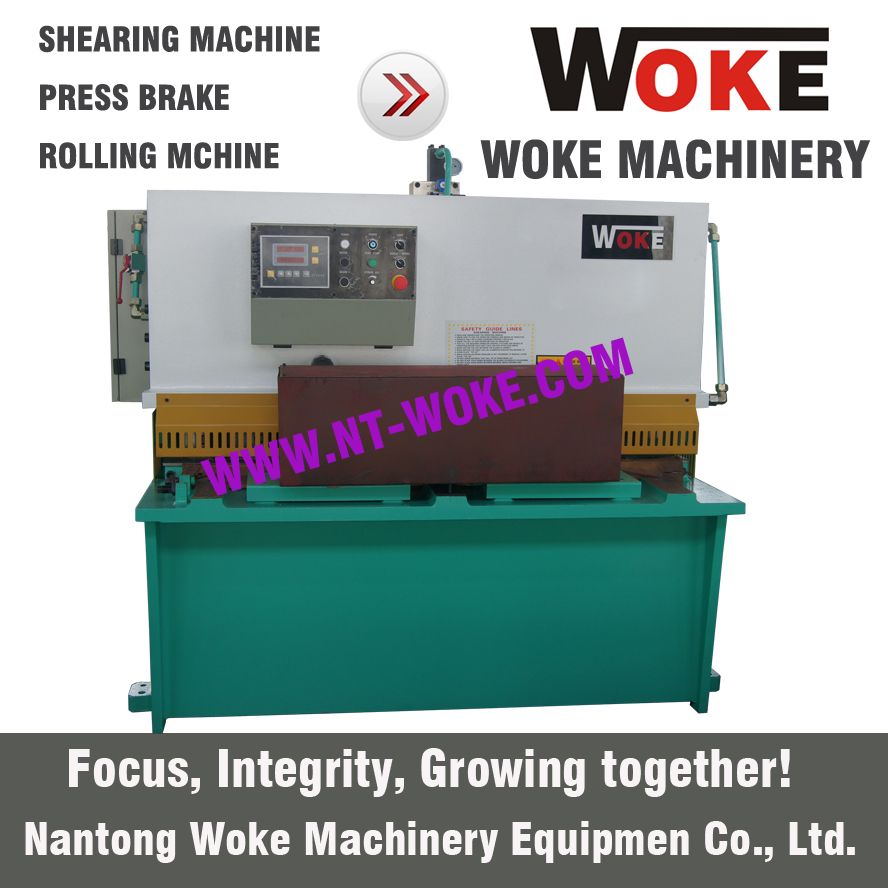 QC12K-10X2500/3200/4000 NC CNC Hydraulic Swing Beam Shearing Machine Cutting Machine 