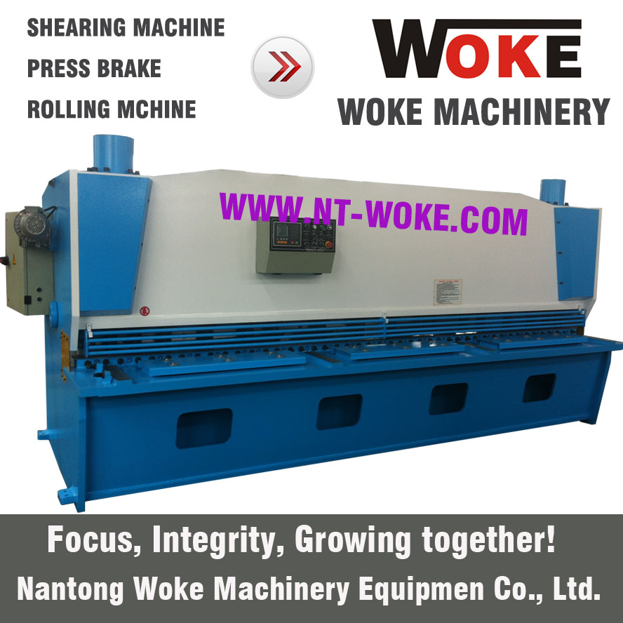 QC11K-8X2500/3200/4000/6000 Hydraulic guillotine shearing machine cutting machine 