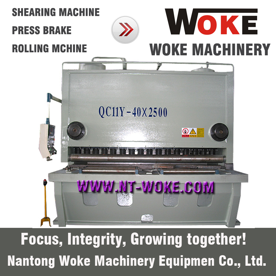 QC11K-30/40X2500-9000 Hydraulic guillotine shearing machine cutting machine 