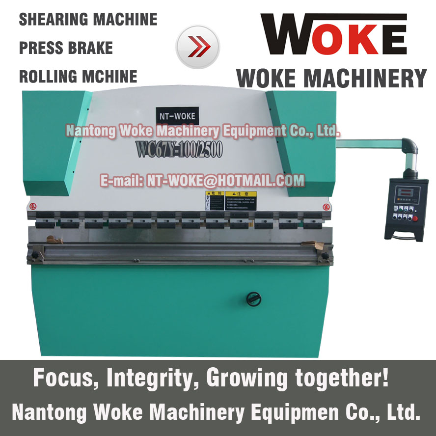 WC67K-100T Hydraulic Press Brake 