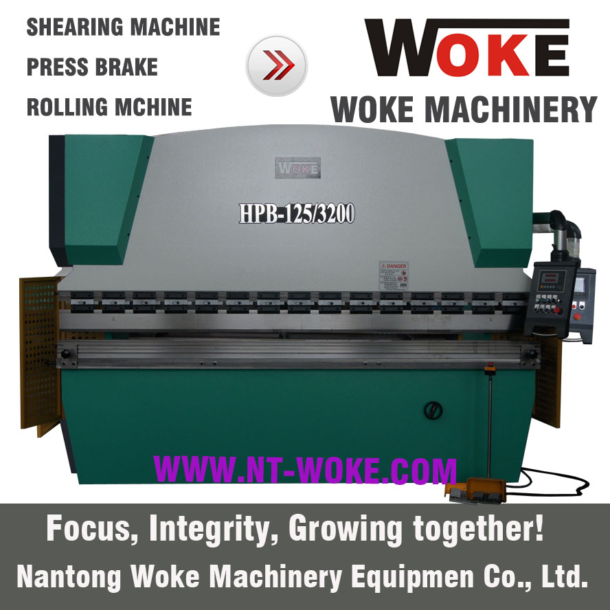 WC67K-125T Hydraulic Press Brake 