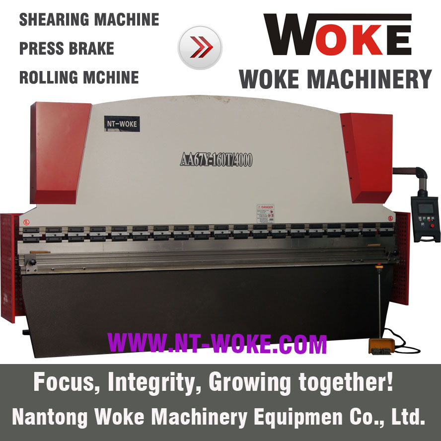 WC67K-160T Hydraulic Press Brake 