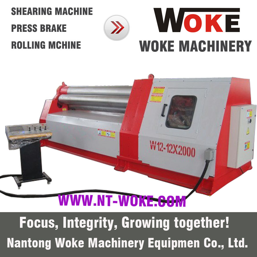W12 Four rollers Hydraulic Plate Rolling Machine