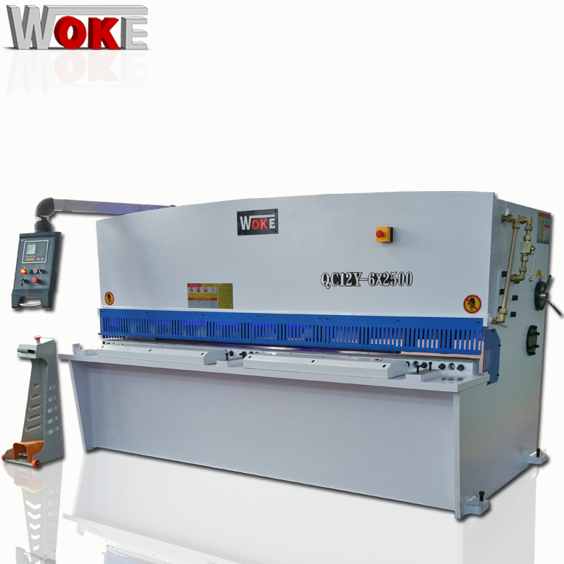 QC12K-6X2500/3200/4000 NC CNC Hydraulic Swing Beam Shearing Machine Cutting Machine